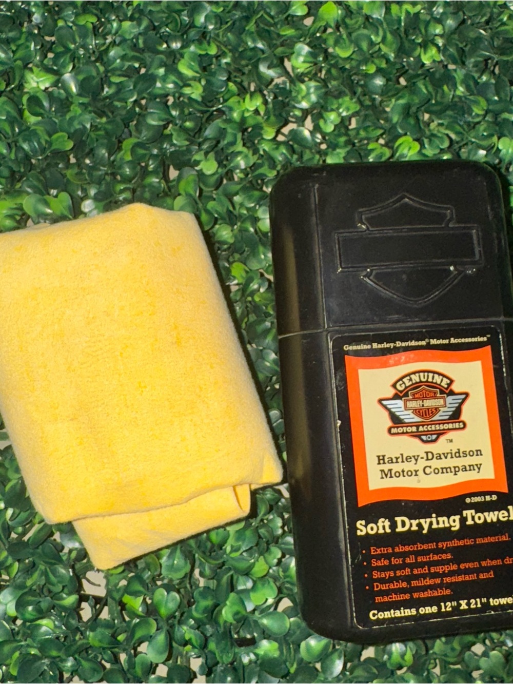 Vintage 2003 Harley-Davidson x Microfiber Detailing Towels - Picture 3 of 4